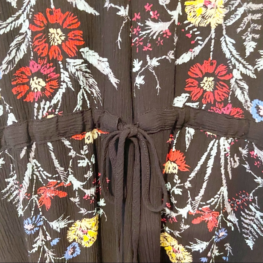 City Chic Black Maxi Dress with Multicolor Floral Embroidery - Picture 9 of 15